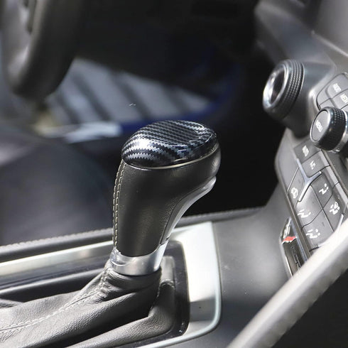 Korlot Carbon Gear Shift Knob Head Cover Trim for Chevrolet Corvette C7 2014-2019 Interior Accessories...