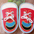 2 pcs Wooden Lacing Shoe Learn to Tie Laces Threading Educational Motor Skills Toy...