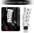 1 PC Car Shift Knob Protective Cover with Adapters, Anti-Slip Waterproof Metal Vehicle Gear Lever Decoration, Universal Manual Automotive Shift Kn...