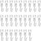 Accessories Kit for Flexible Bendable Curved Ceiling/Side Wall Curtain Track Hardware Set (25Pcs Roller Hooks)...