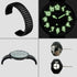 Blekon Collections New Super Large Face Stretch Band Japanese Movement PC21J Fashion Watch (Black/Luminous)...