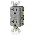 Leviton GFCI Outlet, 20 Amp, Self Test, Non Tamper-Resistant with LED Indicator Light, Protection from Electric Shock and Electrocution, GFNT2-GY,...