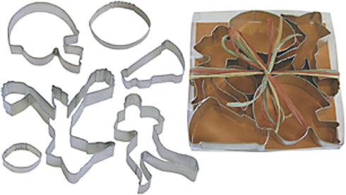Dress My Cupcake Football 6-Piece Cookie Cutter Set...