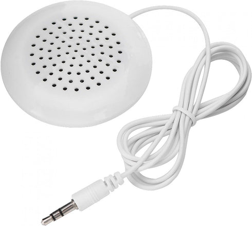 3.5mm Mini Pillow Speaker, DIY Pillow Speaker, Pillow Speaker, 3.5mm Mini Stereo Speaker for MP3 Phone Portable CD (White)......