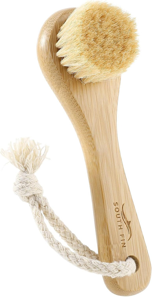 Stain Brush Laundry, Natural Boar Bristle Cleaning Brush, Dense Household Clothes Shoes Stain Remover Tool Ultra Soft Brush for Body Face Knits Co...