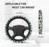 Black Cute Japanese Sushi Steering Wheel Cover Car Accessories Cute for Women Girls Girly Universal 15 Inch Neoprene Auto Interior Decor Anti Slip...