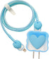 5 in 1 DIY 18W 20W Heart Shape Protector Data Cable USB Charger Line Earphone Wire Saver Organizer Compatible with iPhone 11 12 13 14 15 Pro Max (...