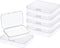MFDSJ 6 Pcs Mini Plastic Storage Containers Box with Lid, 3.5x2.4 Inches Clear Rectangle Box for Collecting Small Items, Beads, Game Pieces, Busin...