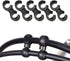 10 Pcs Bike Cable Clasps Bicycle Rotatable S-Hook Clips for Brake Cable MTB Bike Road Bicycle...