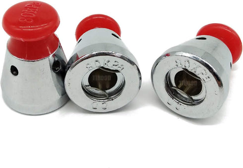 TIHOOD 3PCS Universal Pressure Cooker Relief Jigger Valve 1.5 Inch High (Red)...