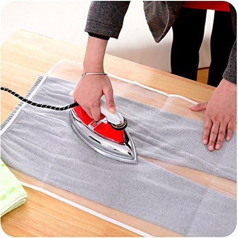 Protective Ironing Scorch Saving Mesh, Pressing Pad Cloth, Ironing Net Ironing Board Household Protective Pad (2 Pack Random Color, 35.4x15.7 Inch...