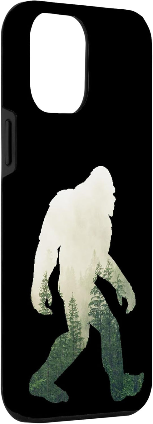 iPhone 12 Pro Max Bigfoot Figure Sasquatch Yeti Nature Double Exposure Case...