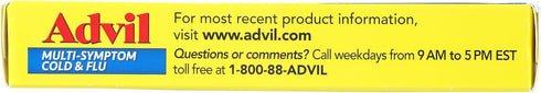 Advil Multi-Symptom Cold & Flu Coated Tablets, 10 Count...