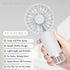 Portable Fan with Mist, Personal Mini USB Fans Rechargeable, Misting Handheld Fans for Travel, Outdoor, Office...