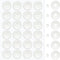 Non-Slip Silicone Grips for Quilt Templates Slip Ruler Grip Stickers Non-Slip Adhesive Rings, 48 Pieces in Total, 24 Large and 24 Small...