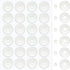 Non-Slip Silicone Grips for Quilt Templates Slip Ruler Grip Stickers Non-Slip Adhesive Rings, 48 Pieces in Total, 24 Large and 24 Small...