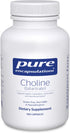 Pure Encapsulations Choline (Bitartrate) - 275 mg Choline (Bitartrate) - Supports Methylation, Brain Health & Cell Function* - Highly Bioavailable...