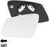 X AUTOHAUX Car Rearview Mirror Glass Replacement Left Driver Side Power Heated with Backing Plate for BMW F10 528i 550i 535i XDrive 2009-2017...