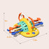 High Chair Toys with Suction Cup, Montessori Toys for 1 Year Old,Sensory Toys for Fine Motor Skills,Food Grade Silicone Pull String Activity Toy G...