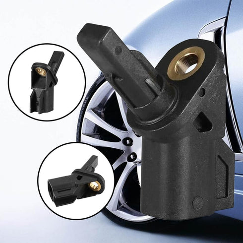 ABS Wheel Speed Sensor, Front ABS Anti Lock Brake Wheel Speed Sensor Compatible with Ford Focus, Replaces OEM #8M5T2B372AA 3M5T2B372AB 3M5T2B372BA...