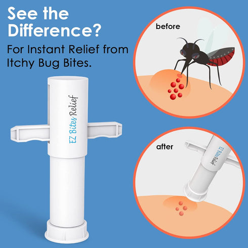 YARKOR Bug Bite Suction Tool White, Kid Friendly Venom Extractor Itch Relief, Natural Reduce Itch & Swell, Bite & Sting First Aid for Outdoor Hiki...