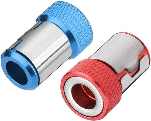 Yakamoz 3Pcs Metal Mini Bit Magnetizer Ring Screw Drive Catcher Holder Screwdriver Bit Magnetic Booster for 1/4 Inch Shank Screwdriver Bits Power ...
