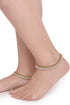 Efulgenz Indian Anklets for Women Crystal Ankle Bracelet White Pearl Ankle Bracelet Indian Payal Anklet Anklets Indian Style Payal Anklet Indian G...