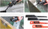 18T Reciprocating Saw Blade Set, Air Saw Hacksaw Blades Tools for Metal, Woodcutting, Rubber, 5 Pieces (18T, Black)...