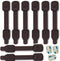 Child Safety Cabinet Locks for Baby Proof,Child Proof Safety Locks for Cabinets,Drawers,Cupboard,Oven,Fridge,8Packs Brown Locks,BAOWEIJD...