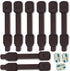 Child Safety Cabinet Locks for Baby Proof,Child Proof Safety Locks for Cabinets,Drawers,Cupboard,Oven,Fridge,8Packs Brown Locks,BAOWEIJD...