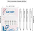 BAYTORY 8Pcs Fine Point Erasable Gel Pens, 0.5mm Retractable Black and Blue Ink Pen, Smooth Writhing Comfortable to Use for Taking Marking Planner...