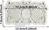 Baroque Silicone Cake Fondant Molds 3D Sculpted Scroll Border Lace Molds Relief Curlicues Candy Chocolate Molds For Cake Decorating Cupcake Topper...
