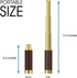 Pirate 25x30 High Powered Zoomable Collapsible Monocular Brass Spyglass Handheld Waterproof Telescope for Bird Watching Hunting Hiking Travelling...