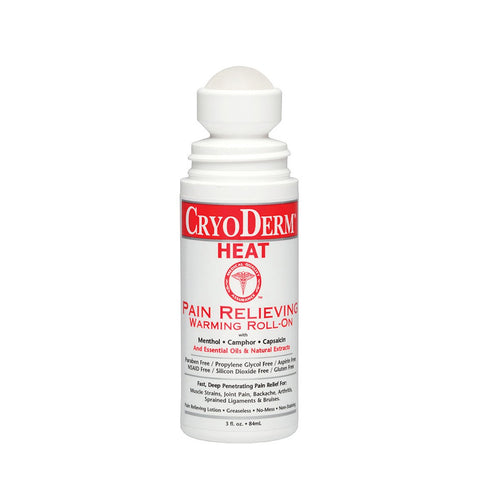 Cryoderm Heat Roll-On 3 oz....
