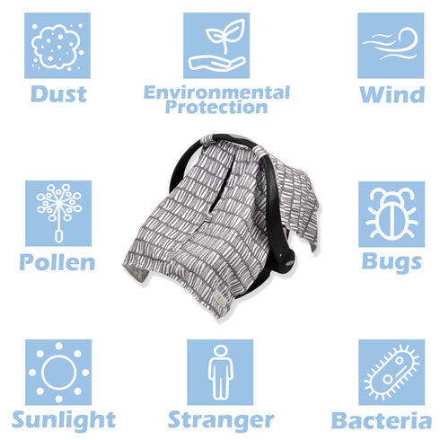 The World’s Softest 4-in-1 Carseat Canopy & Nursing Cover by CozyBaby. 4 Uses – Baby Car Seat & Stroller Cover, Nursing Cover Breastfeeding Scarf,...