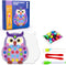 shenhailan Montessori Wooden Clip Bead Board Game Fine Motor Skills Toys for Boys and Girls 3 4 5 Years Old MC-189 (Owl)...