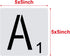 5 Inch Scrabble Letters Stencil for Painting on Wood Laser Cut Painting Stencil for Family Names& DIY Projects,Home Décor...
