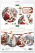 Katy Sue Christmas Ball Ornaments Die Cut Decoupage Selection Pack.12 Pre-Cut Die Cut Sheets for Christmas Card Making Supplies, Card Toppers & Pa...