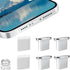 4 Pack Designed for iPhone 15 Pro Max Plus USB C Anti Dust Plugs Charging Port Covers with 2 Plug Holders, Full Protection Caps Wireless Charging ...