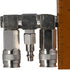 2 Way Air Hose Splitter 3 in 1 Quick Connect Stable Serviceable Air Compressor Accessories Essential Swivel 360° Air Connector Pneumatic tools...