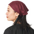 CHARM Womens Linen Head Band Mens Bandana Natural Elastic Hairband Sports Fashion Wrap Burgundy...