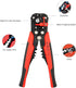 Amazon Basics Self-Adjusting Wire Stripper, Black/Red...