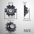 Self Adhesive Caster Wheels Modular Ball Casters for Kitchen Appliances 360° Rotation Swivel Wheel, DIY Assemble Sliders for Trash Can, Storage Bo...