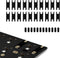 YIMAGUJRX Keyboard PCB Stabilizer Switch Teflon Film Keyboard Stabilizer Switch Pads 20Pcs, Stabilizer Steel Wire EVA Pads 12Pcs(Black...