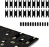 YIMAGUJRX Keyboard PCB Stabilizer Switch Teflon Film Keyboard Stabilizer Switch Pads 20Pcs, Stabilizer Steel Wire EVA Pads 12Pcs(Black...
