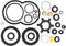 NewYall Brake Hydroboost Seal Repair Kit for Ford for GM for Chrysler for Chevrolet F-150 F-250 F-350 G30 S10 Bronco Expedition Rubber for Bendix ...