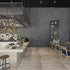 16"×118" Dark Grey Black Concrete Wallpaper Peel and Stick 3D Matte Textured Thick Concrete Cement Contact Paper Vinyl Wrap Removable DIY Tile Wal...