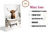 MINI ZOZI Cow Bathroom Decor 8x10 6PCS Canvas Pictures Wall Decor Funny Highland Cow Prints Art Rustic Farmhouse Modern Style Restroom Bath Painti...