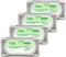 4Packs Refrigerator Deodorizer(60g Each Pack)? Fonday Odor Eliminator for Fridges Freezers Coolers & Lunch Boxes, Bamboo Activated Charcoal Fridge...