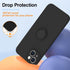 for iPhone 15 Plus Case,with 360°Rotatable Ring Holder Kickstand & Strap Lanyard Premium Liquid Silicone Slim Anti-Scratch Shockproof Protective C...